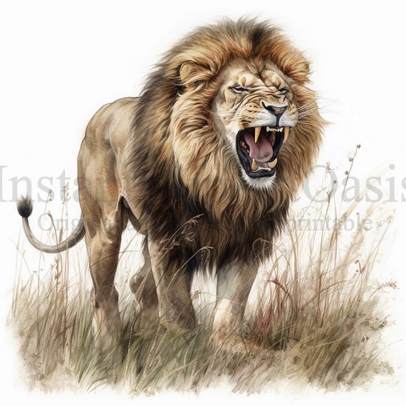 Lion Roars Stock Illustrations – 116 Lion Roars Stock Illustrations,  Vectors & Clipart - Dreamstime