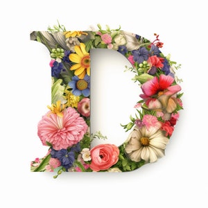 Letra D Clipart, 10 JPG de alta calidad, Arte infantil, Descarga digital instantánea / Fabricación de tarjetas, Impresión alfabética, Arte de papel digital / #341