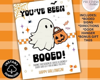 You've Been Booed Printable, Youve Been Booed Kit, Neighborhood Tradition, Halloween Boo Kit, We've Been Booed, Booed Sign, Instant Download