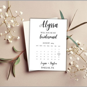 Bridesmaid Proposal, Matron Of Honor Proposal, Will You Be My Bridesmaid, Bridesmaids Gifts, Instant Download, Maid Of Honor Proposal