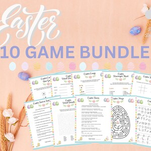 Printable Easter Games | Easter Word Scramble | Easter Scavenger Hunt | Classroom Activities Easter | Easter Scavenger Hunt