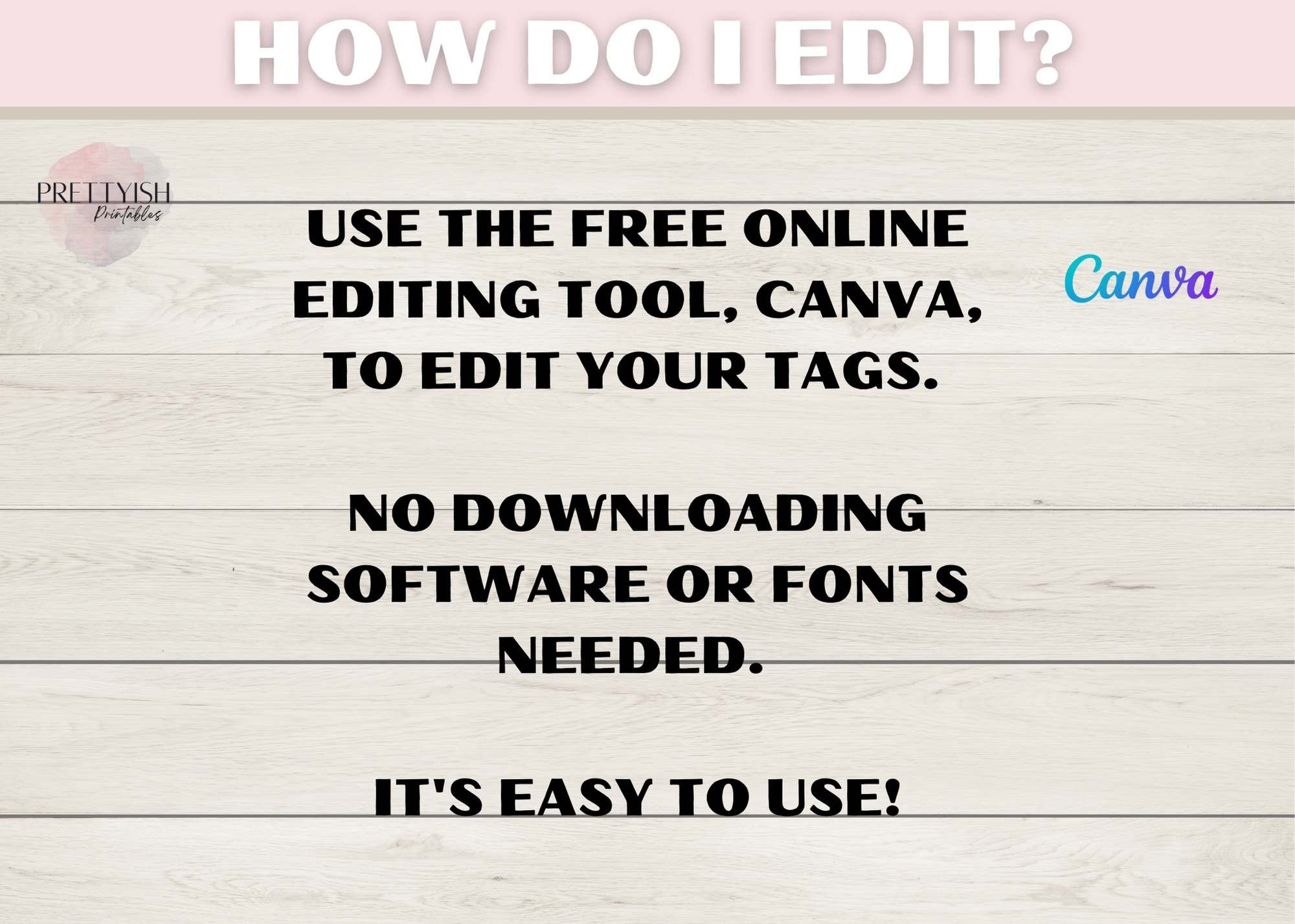 Back to School Gift Tags, Take Note Editable Pen Marker, Gift for ...