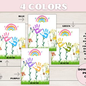 Mothers Day Handprint Art, Preschool Worksheets, Best Mom Ever ...