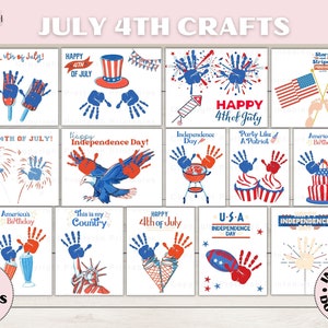Independence Day Crafts | 4Th Of July Crafts | Fourth Of July | Diy Kid Craft | Handprint Art For Toddler Preschoolers | Preschool Activity