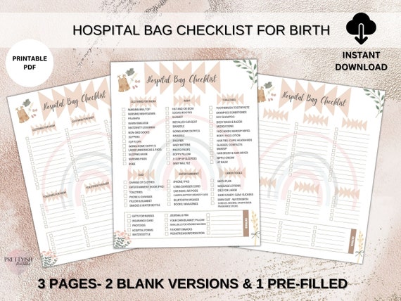 Delivery hospital bag list deals