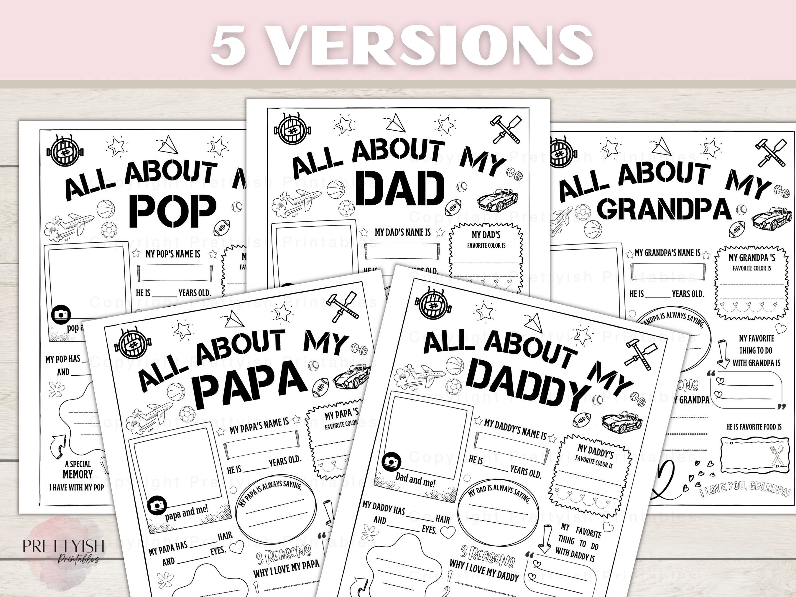 Father's Day Printable, Dad Birthday Gift, Perfect Father's Day ...