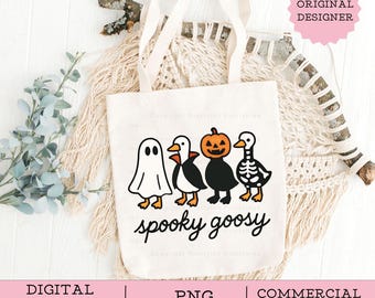 Gruselige Gans PNG, lustige Halloweengans Png, Gans im Halloween-Kostüme Sublimationsdesign, niedlicher Horror Png, gruselige Goosy digitaler Download
