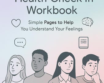 Teen Mental Health Check In Workbook | Mood Tracker Printable PDF