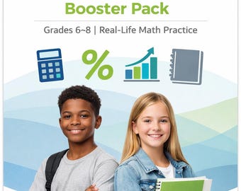 Middle School Math Skills Booster Pack | Grades 6 8 PDF