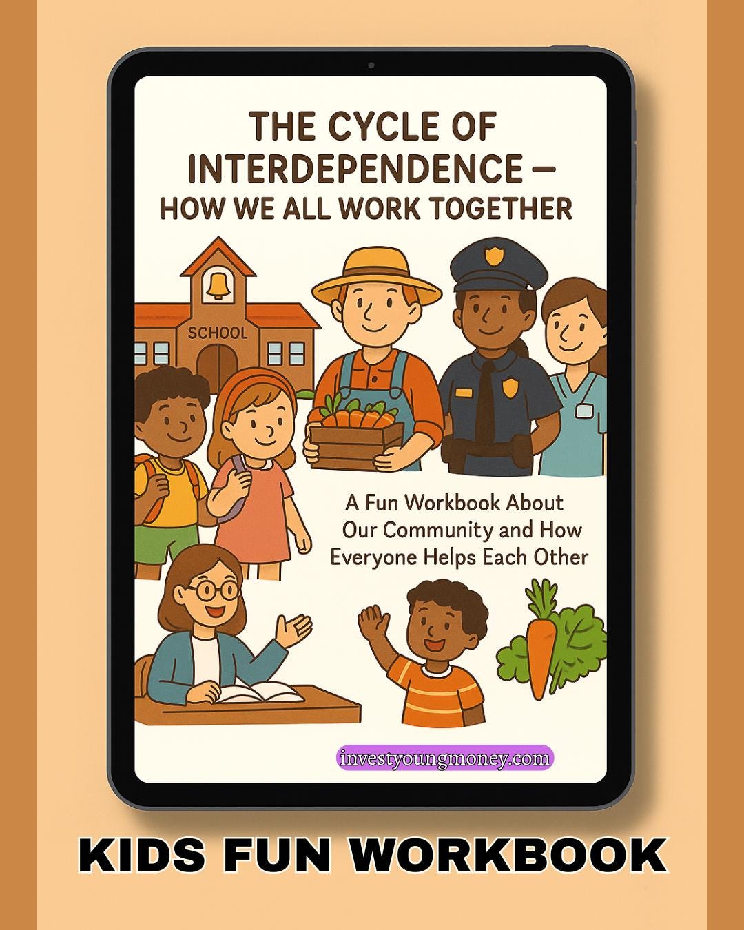 Community Integration Worksheet.pdf Community Interdependence Workbook | Kids Teamwork Activities PDF - Etsy