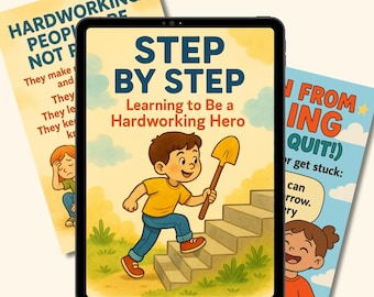 Kids Growth Mindset Workbook | Goal Setting and Motivation PDF