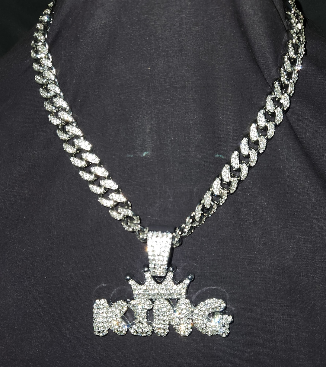 Silver King Statement Necklace - Etsy