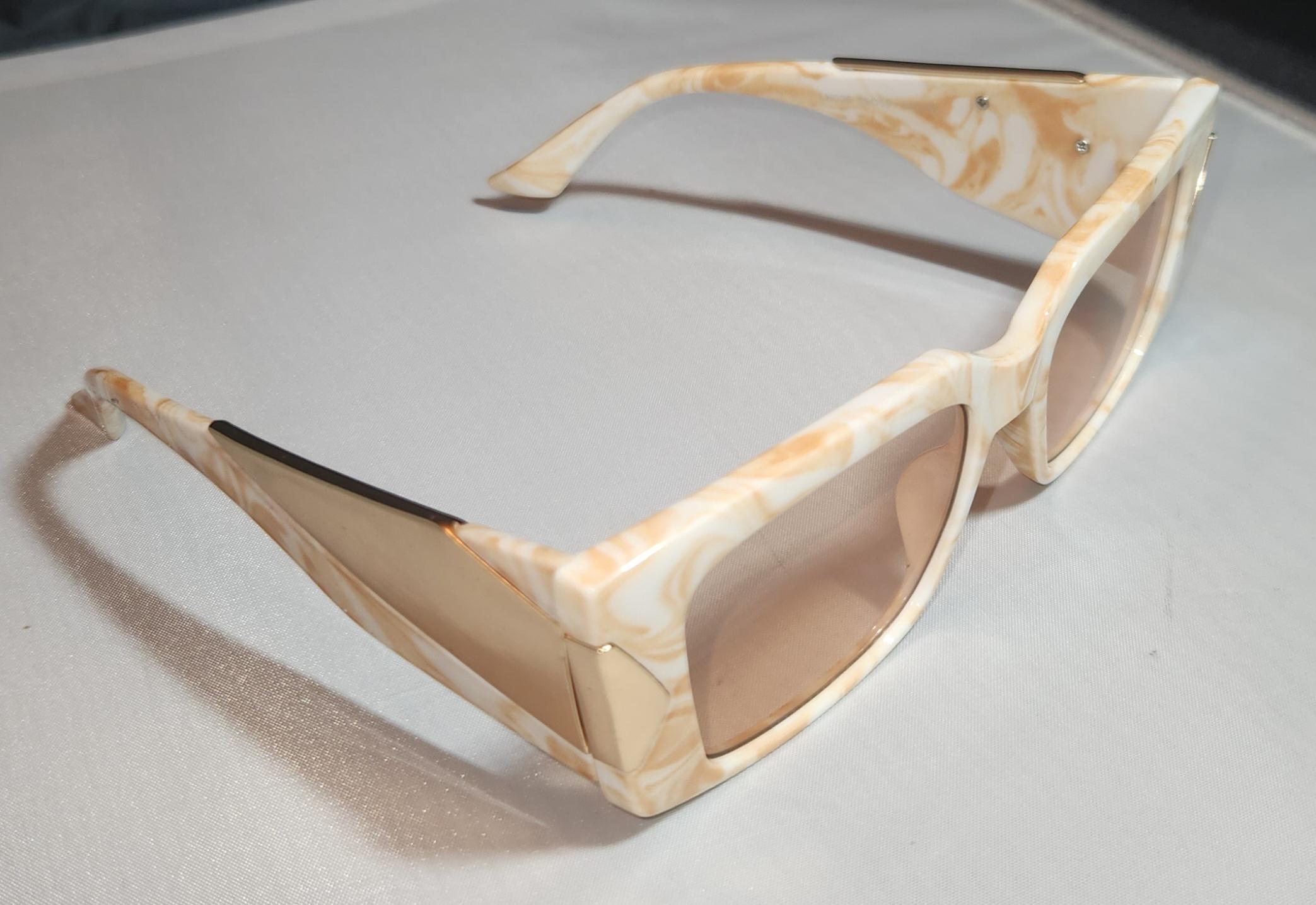 Marble Cream Sunglasses - Etsy