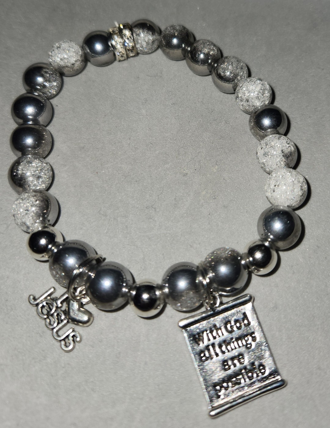 I Love Jesus Bracelet Etsy