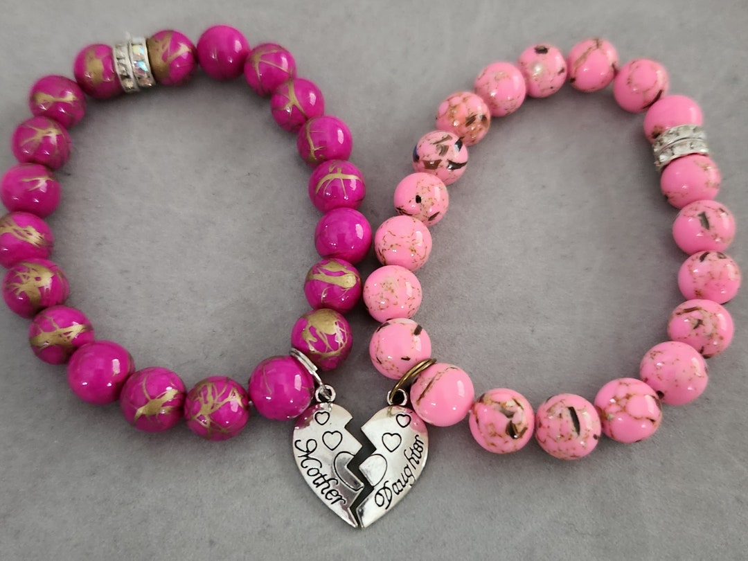 Mother and Daughter Bracelets Etsy — free download