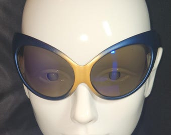 Retro Katzenaugen-Sonnenbrille