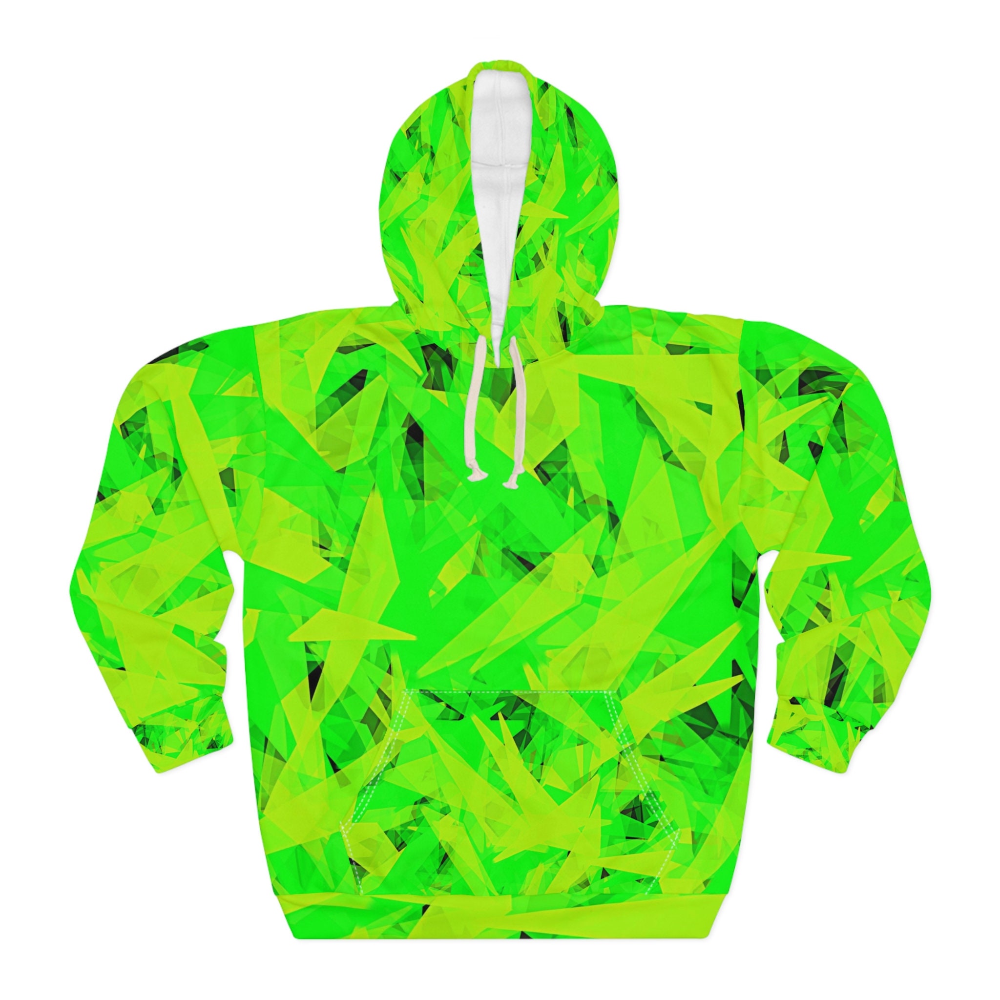 Lime green graphic hoodie deals