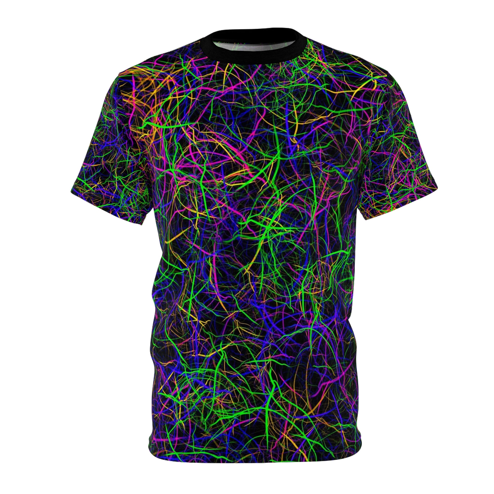 [NEON MOON] DOT TO DOT T-SHIRT 2カラー + FREE OMAKE Lime Green with Purple Polka Dots