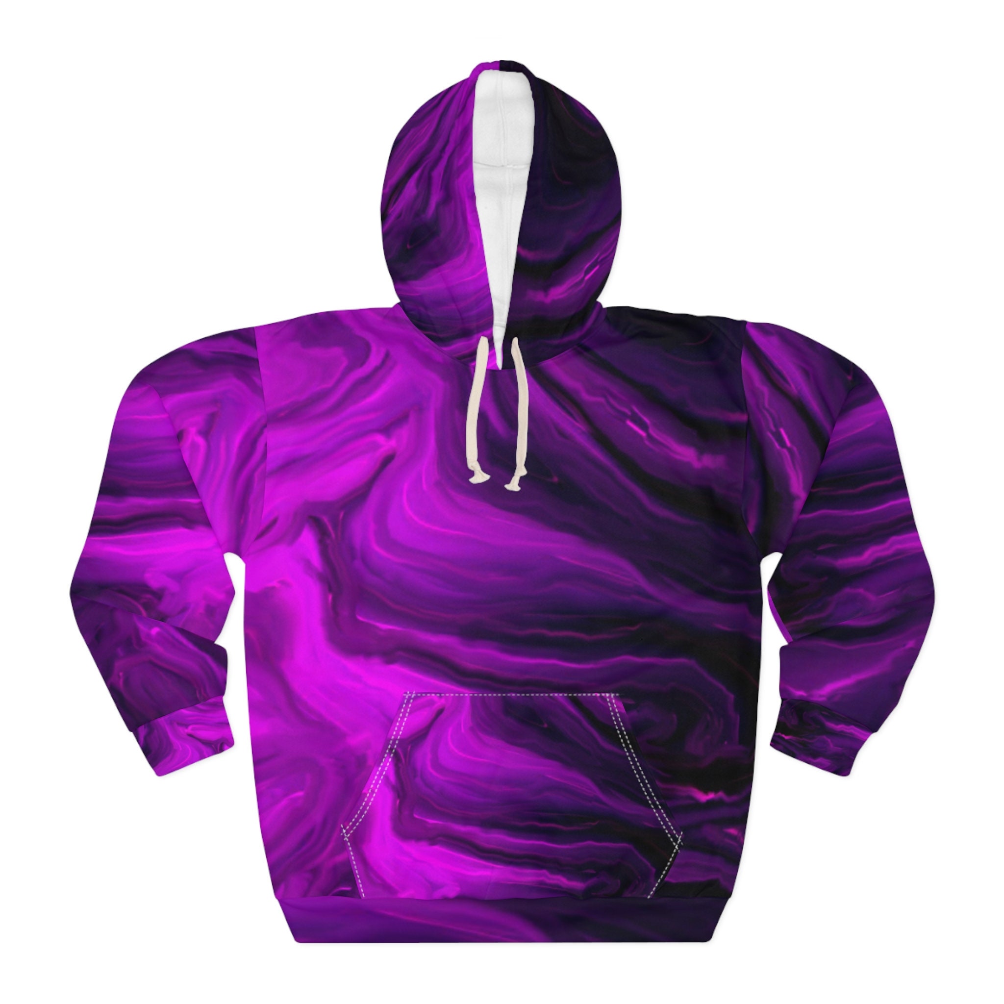 Black and purple mens hoodie sale