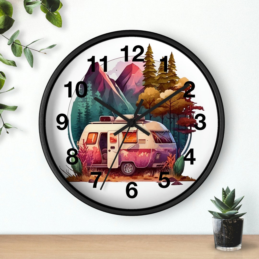 Vintage RV Wall Clock Clock for RV Clock for Tiny Home Etsy