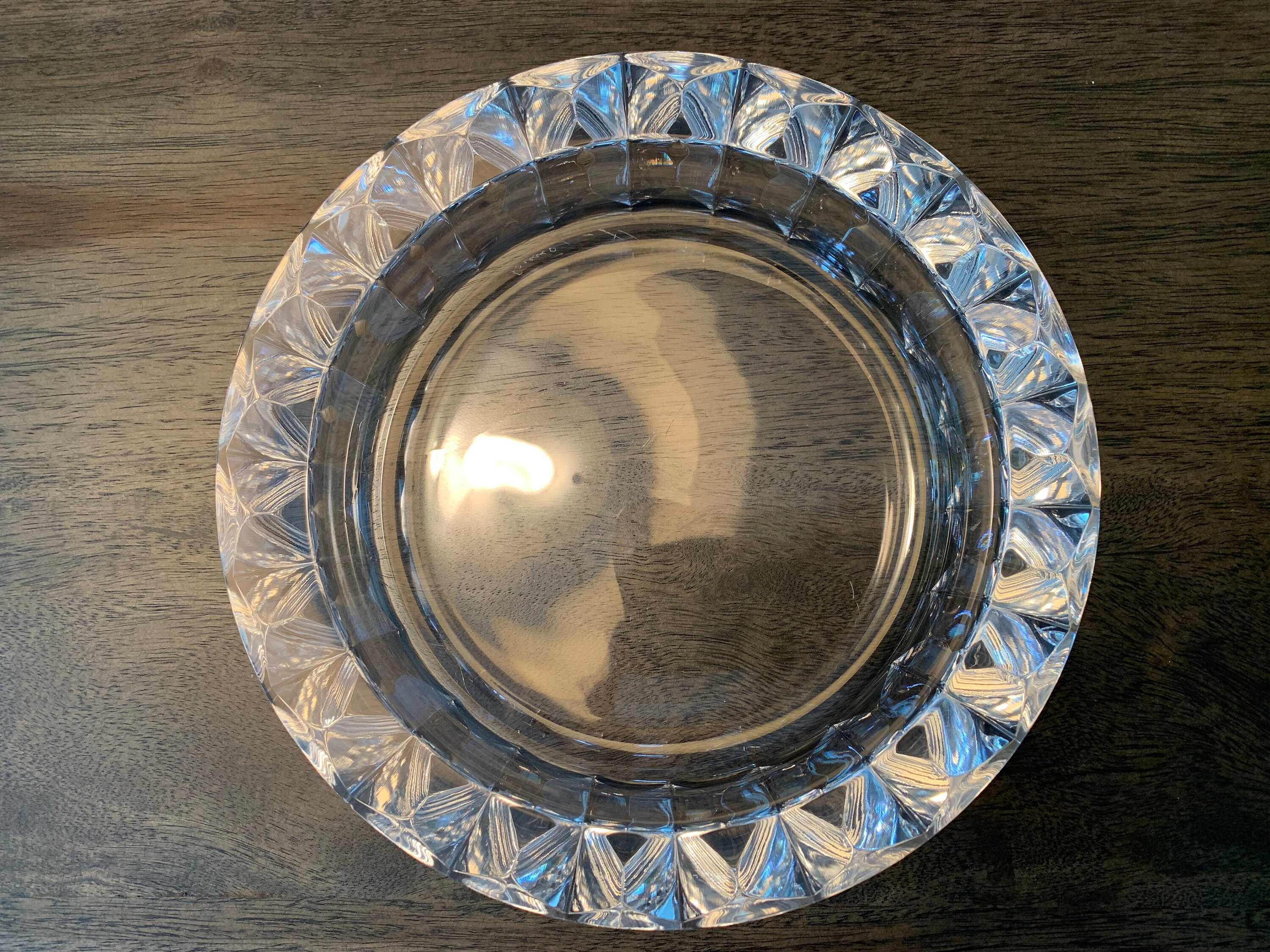 オレフォス クリスタルボウル スウェーデン製 ヴィンテージ サイン入り