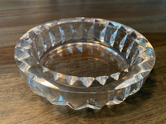 オレフォス クリスタルボウル スウェーデン製 ヴィンテージ サイン入り