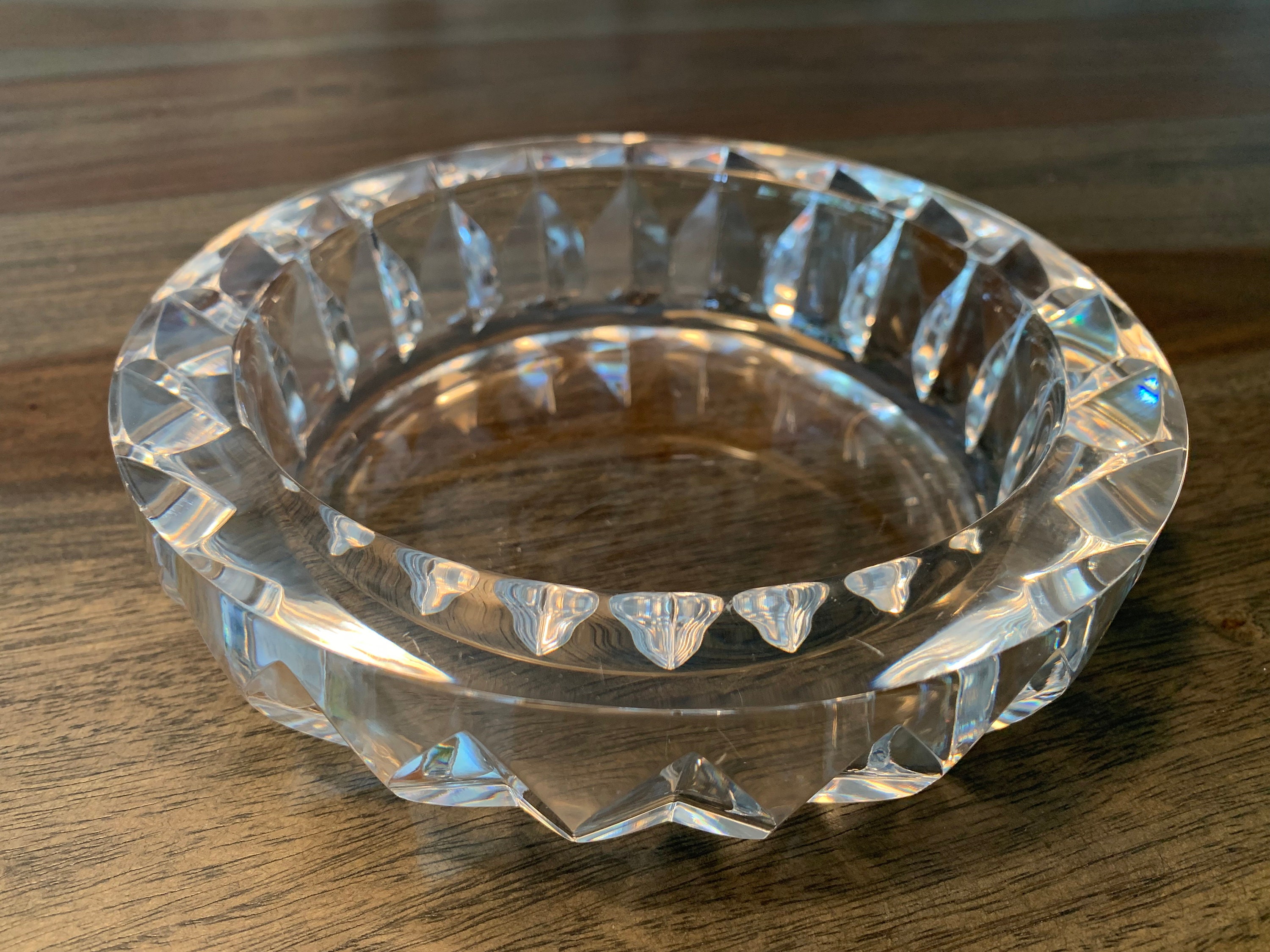 オレフォス クリスタルボウル スウェーデン製 ヴィンテージ サイン入り