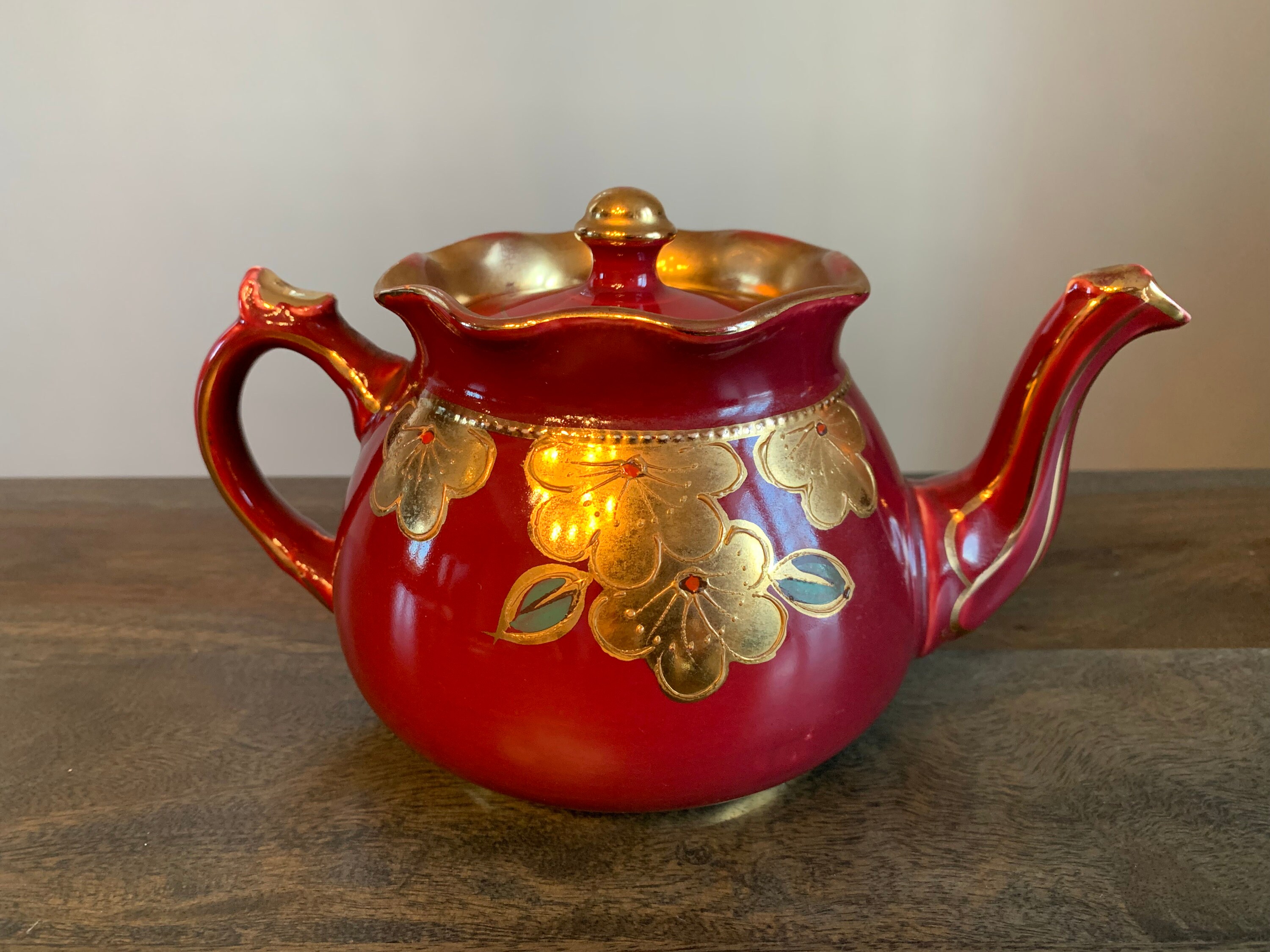 Arthur wood teapot - Etsy 日本