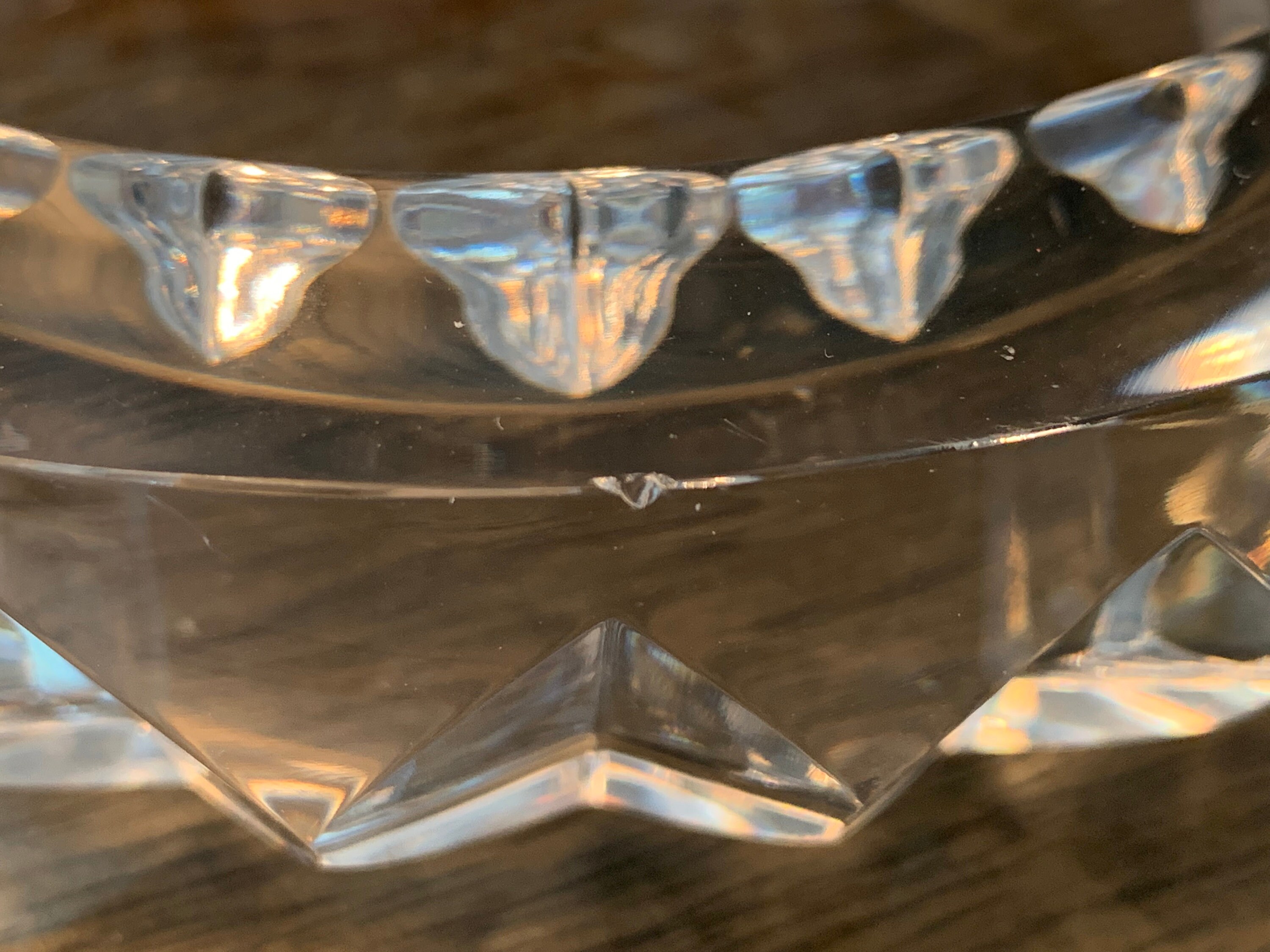 オレフォス クリスタルボウル スウェーデン製 ヴィンテージ サイン入り