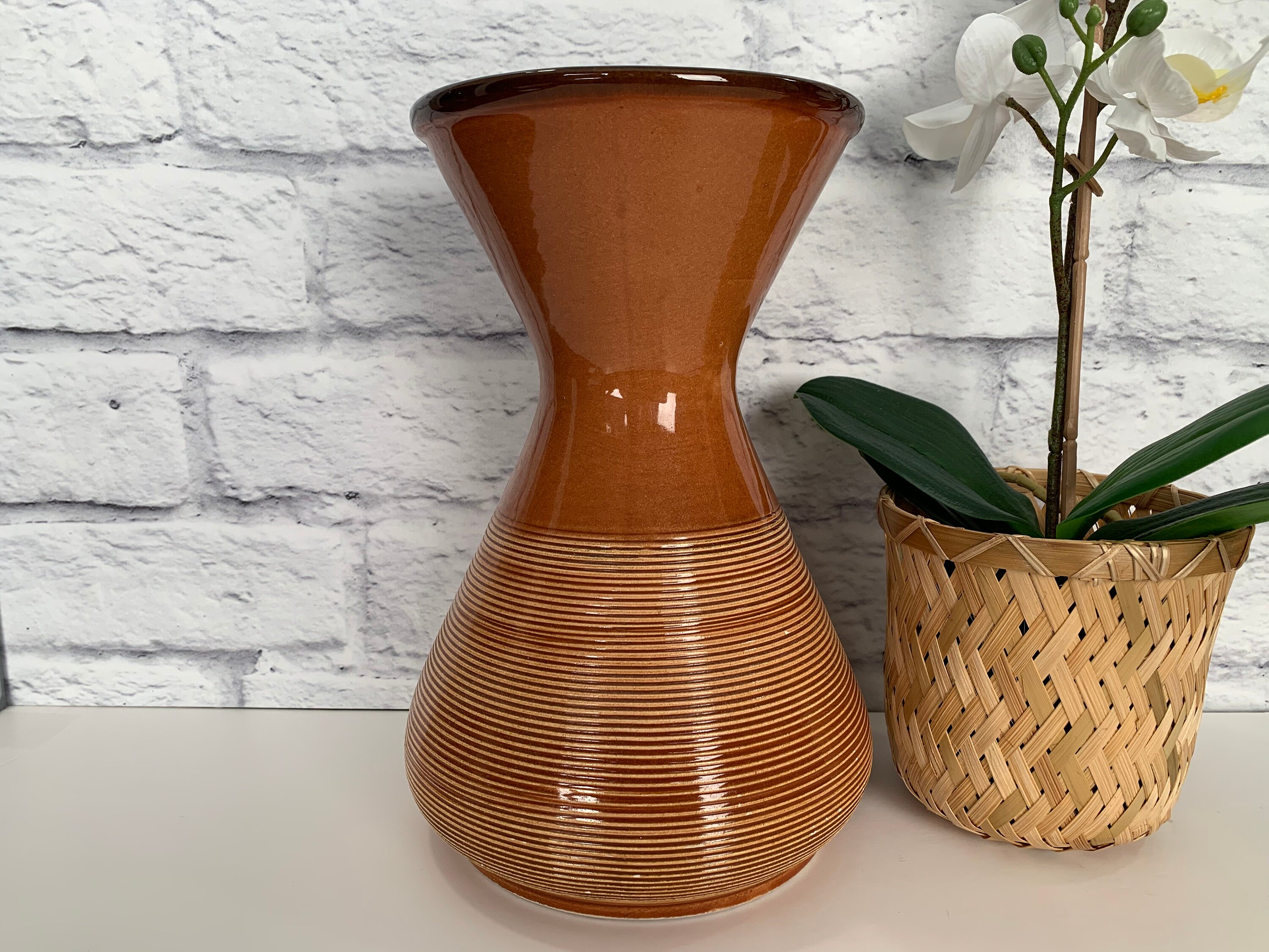 60's バルデッリ/Baldelli Owl ミッドセンチュリー Italy Baldelli Drip Coffee Carafe Made in Italy Brown MCM Mid-century