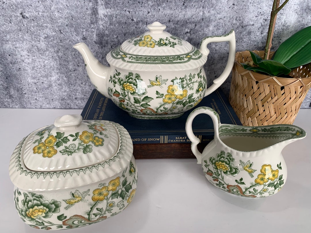 San Claudio Kantong Tetera Crema Azucarero Set 5 piezas Hecho en Espana Vintage Etsy Espana