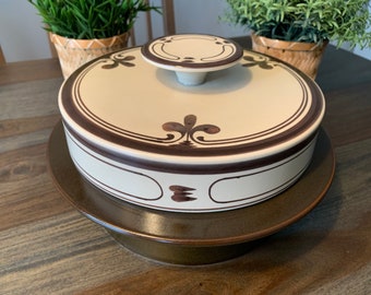 その他 Rosenthal Studio Line 1970's Siena Brown Rosenthal Casserole With Lid Siena Brown Studio Linie Handgemalt