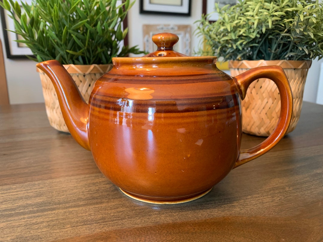 Sadler Betty Brown Teapot Brown Made in England 4 1/2 Cups Etsy