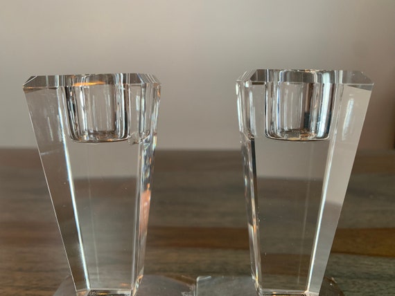 ローゼンタール クリスタル キャンドルホルダー ペア クラシック