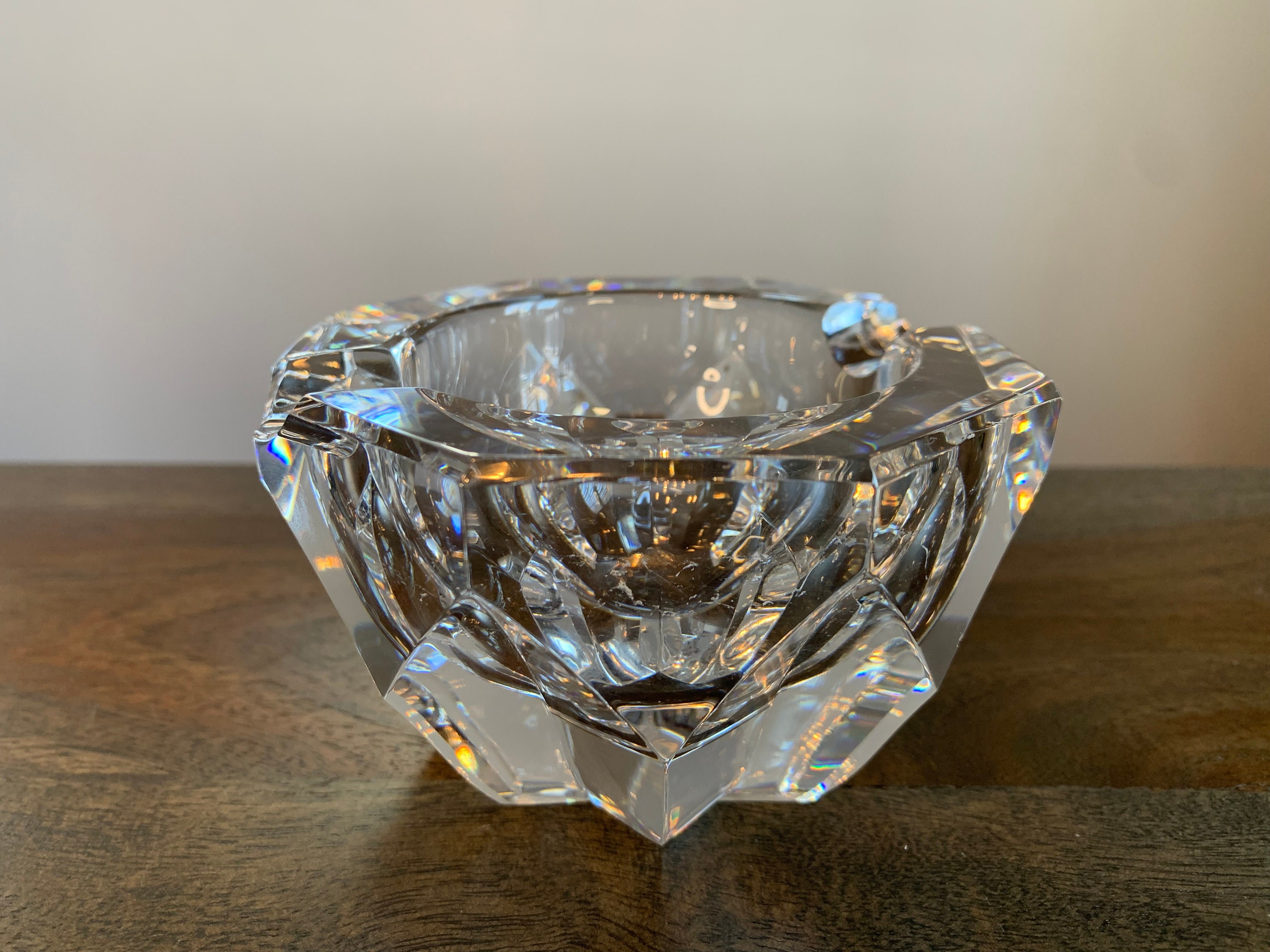 Baccarat Ashtray - Etsy Baccarat Ashtray - Etsy