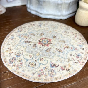 Round Dollhouse rug