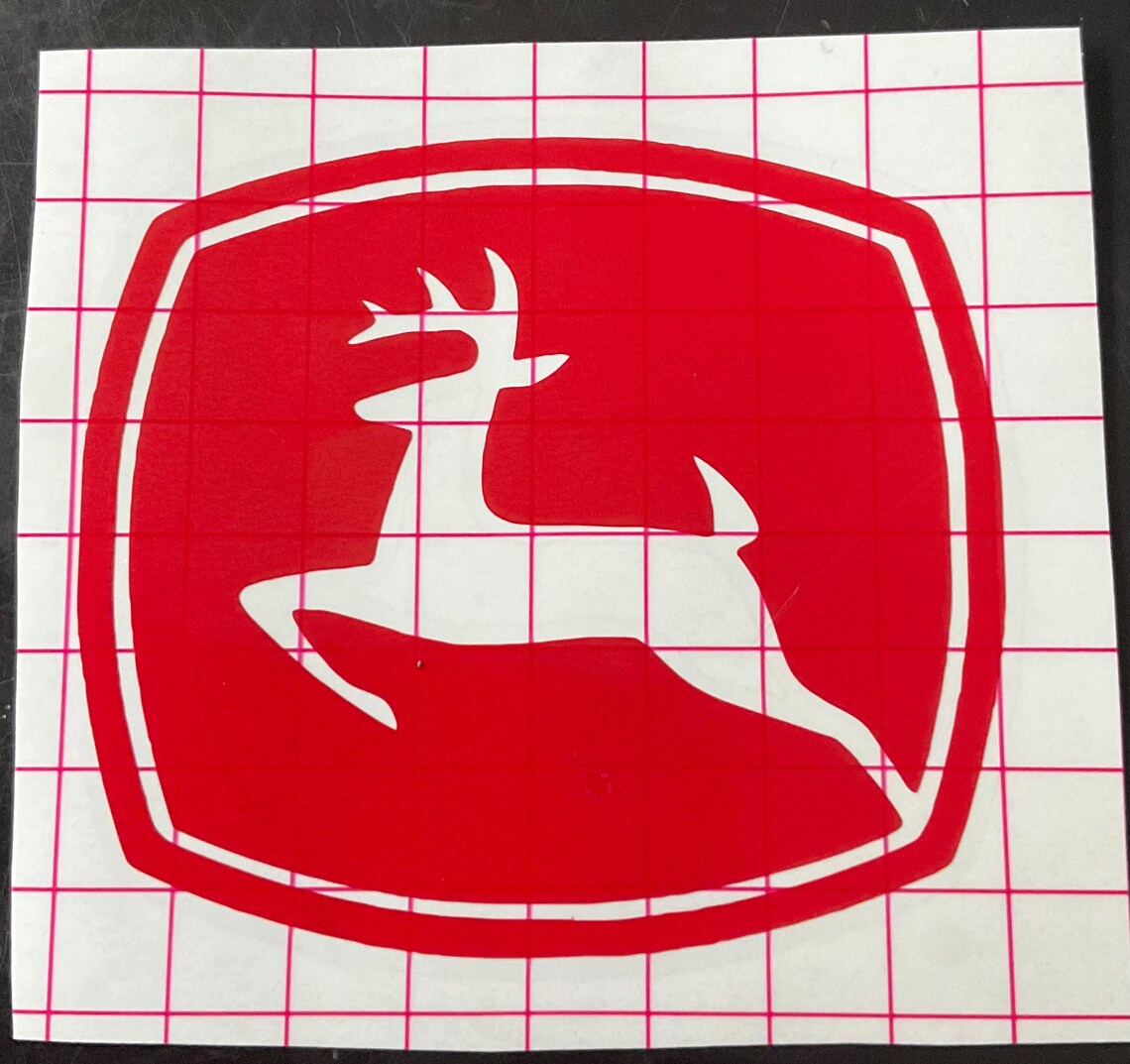 John Deere Vinyl Decal Etsy