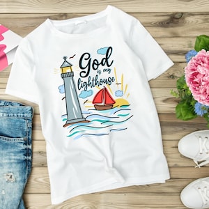 PNG marittimo Fede cattolica Stampa Versetto della Bibbia Clipart Design nautico a sublimazione PNG popolare Estetica del pescatore Trendy Cristiano Costiero