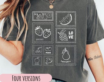 Fruits of the Spirit Png Fruit Doodle PNG Christian Hand Drawn Doodle Clipart Christian Stamp Png Bible Verse Dtf Transfer Trendy Catholic
