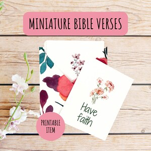 Mini tarjetas de oración, notas bíblicas imprimibles, baraja de cartas con versículos bíblicos de aliento, etiqueta de regalo inspiradora, cita de fe cristiana