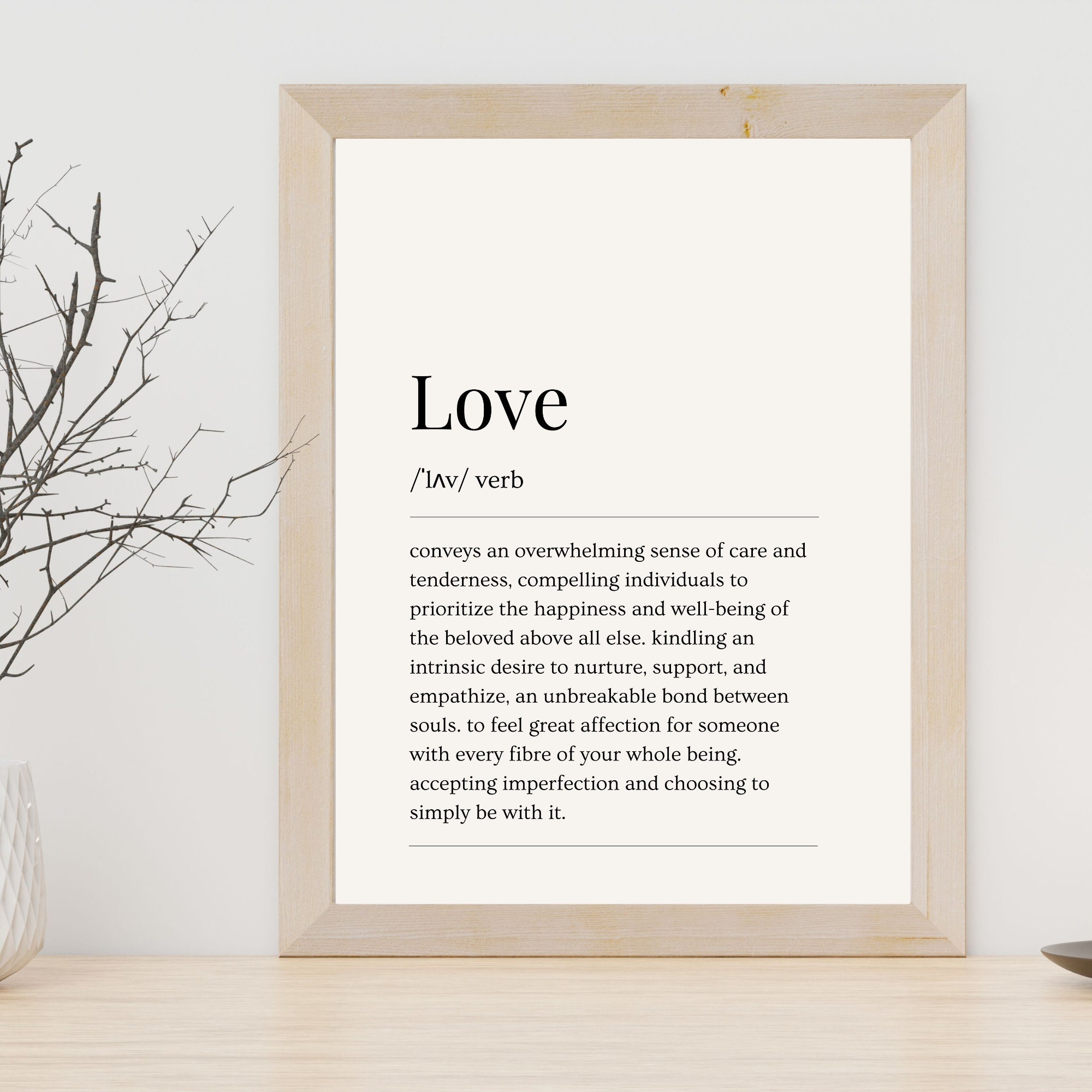 love-dictionary-definition-printable-definition-wall-art-print-gift