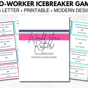 Would You Rather Icebreaker Games, Coworkers Team Building, Clean Adult Games, Dinner Game