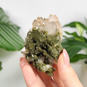 トルコ産高品質天然標本、フォレストエピドート（水晶）84.76g TFE11 