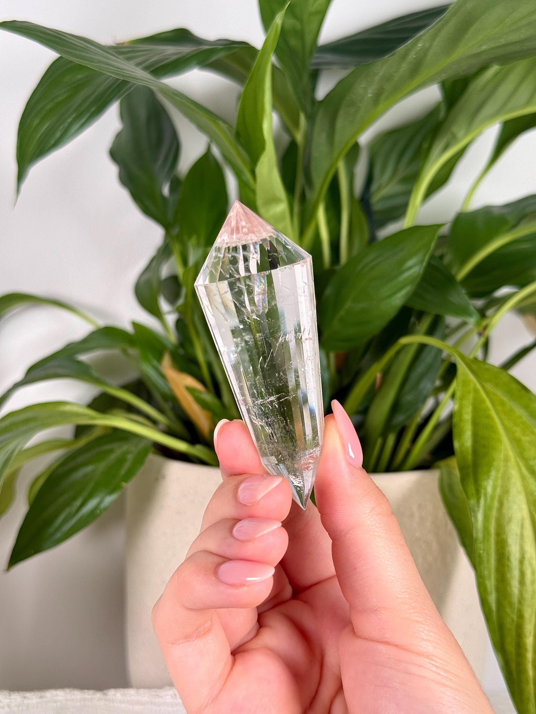 ブラジル産レムリアンシードクリスタル ヴォーゲルワンド 24面 天然