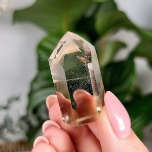 AAA+ Phantom Citrin Tower, Natürlicher Polierter Einschluss Citrin aus Minas Gerais, Brasilien, 26.4g PQT26