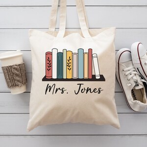 Teacher Tote Bag, Custom Teacher Tote Bag, Teacher Appreciation Gift, Personalized Teacher Gifts, Gift for Teacher, Teacher Thank You Gift