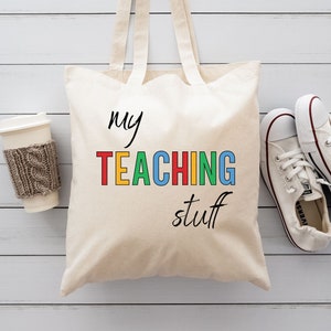 Personalized Teacher Gifts, Teacher Tote Bag, Teacher Appreciation Gift Bag, Gift For Teacher, Custom Teacher Gift, Teacher Thank You Gift