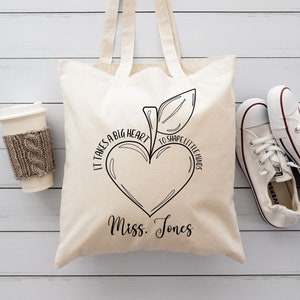 Personalized Teacher Gifts, Teacher Tote Bag, Teacher Appreciation Gift Bag, Gift For Teacher, Custom Teacher Gift, Teacher Thank You Gift