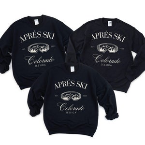 Apres Ski Club T-Shirt, Apres Ski Sweatshirt, Family Ski Trip Shirt, Skiing Matching T-Shirt, Family Matching Vacation Shirt Apres Ski Shirt