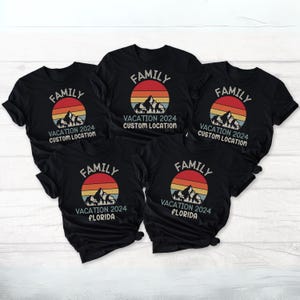 Family Custom Vacation Shirts, Family Vacation 2024 Shirts, Custom Family Shirt, Summer Vacation T-Shirt, Family Travel Matching Shirt